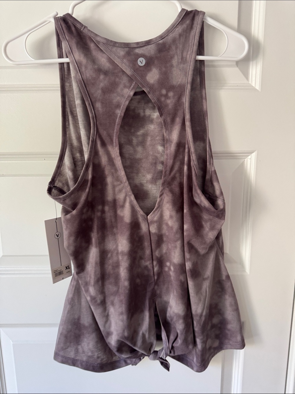 Velocity Women's Purple Tie-Dye Tank Top - Picture 4 of 6